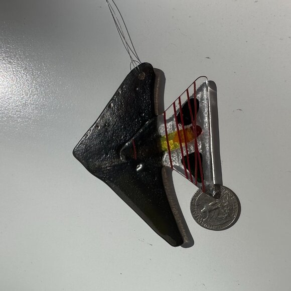 #7435 FISH SUN CATCHER SUN FUSED GLASS - Picture 8 of 11